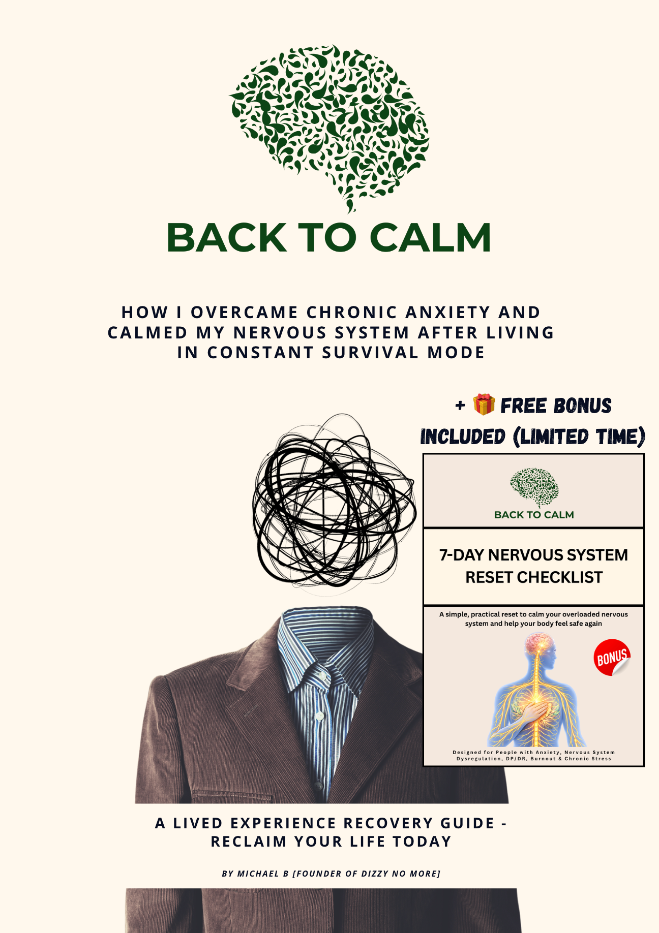 BACK TO CALM - A Recovery Guide from Chronic Anxiety and Overwhelmed Nervous System
